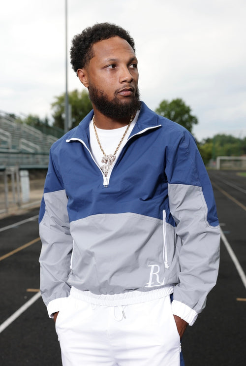 Rue’Luxe Tracksuit Set (Blue)