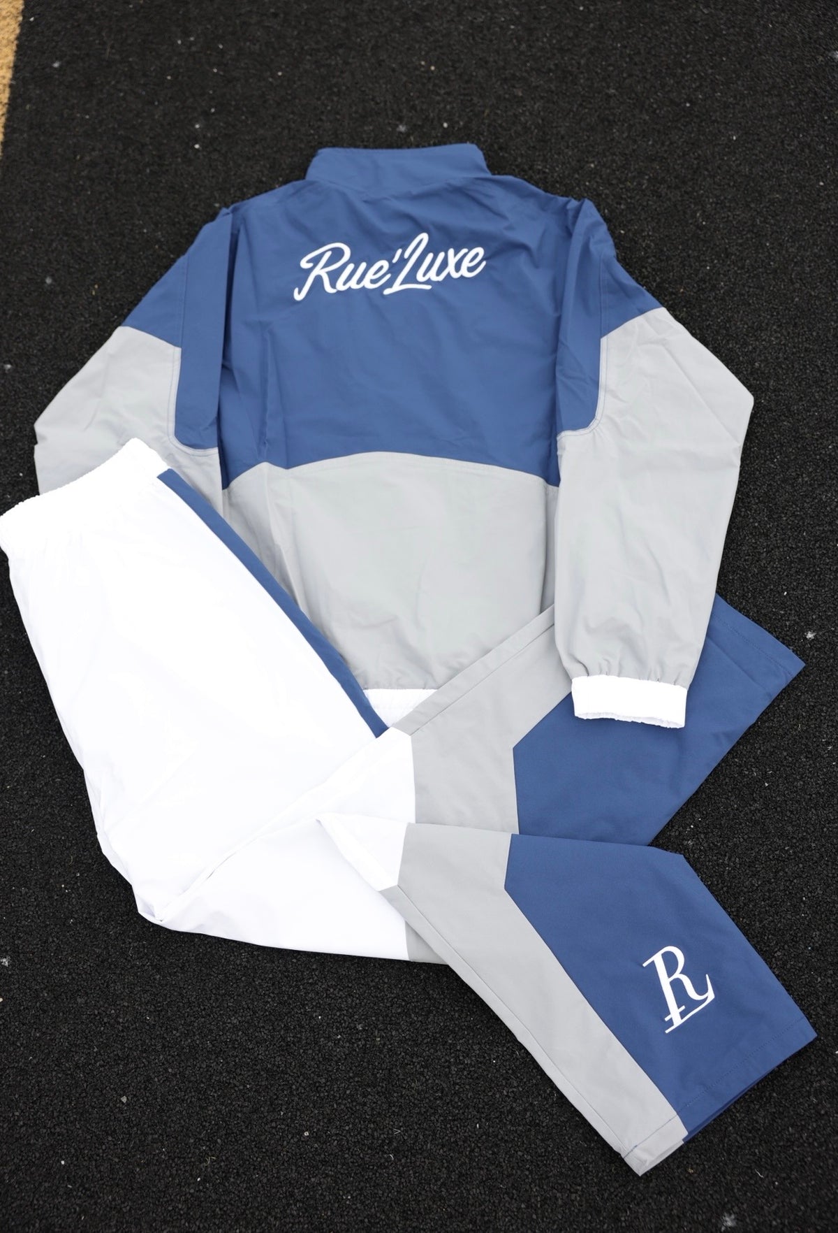 Rue’Luxe Tracksuit Set (Blue)